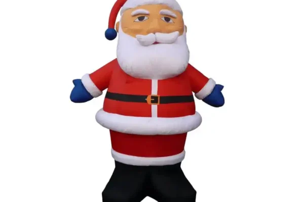 Kerstman Opblaasbaar - Attractieverhuur Olivier