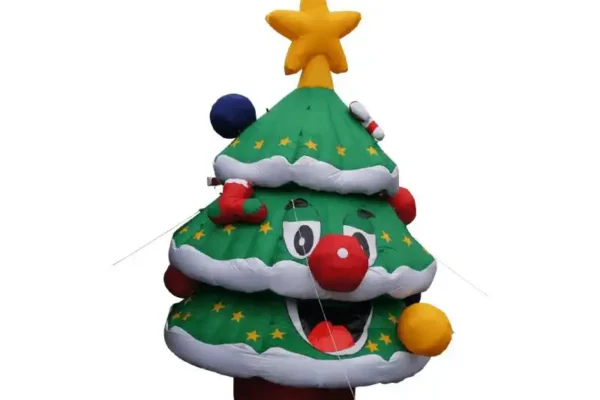Kerstboom Opblaasbaar - Attractieverhuur Olivier