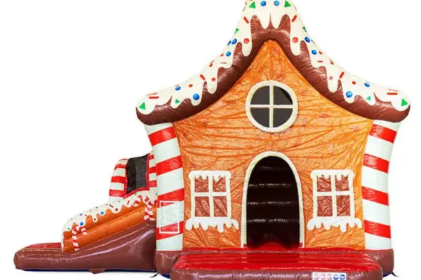 Speculaas Springkussen (Sinterklaas & Kerst) - Attractieverhuur Olivier