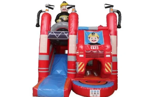 Springkussen Brandweer (Multiplay) - Attractieverhuur Olivier